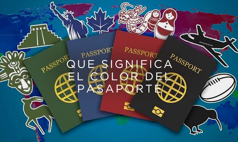 ¿Qué significa el color de tu pasaporte?