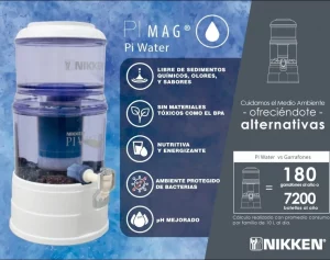 caracteristicas Purificador de Agua PiWater Nikken