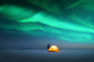 cuándo ver las auroras boreales en Islandia