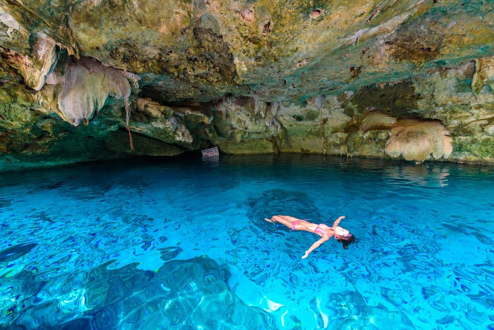 cenote dos ojos