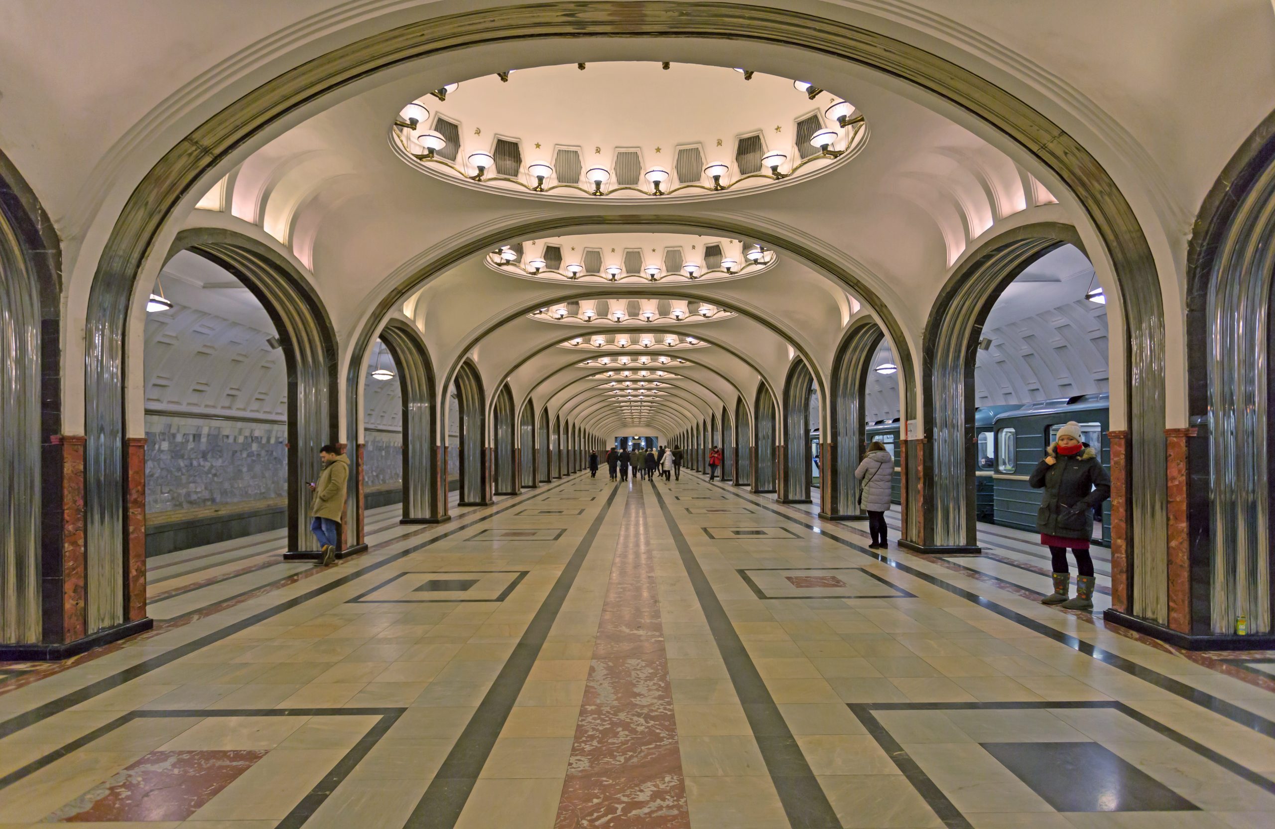 Estación de moscú Mayakovskaya